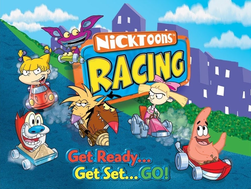 Nicktoons Racing Game Cover
