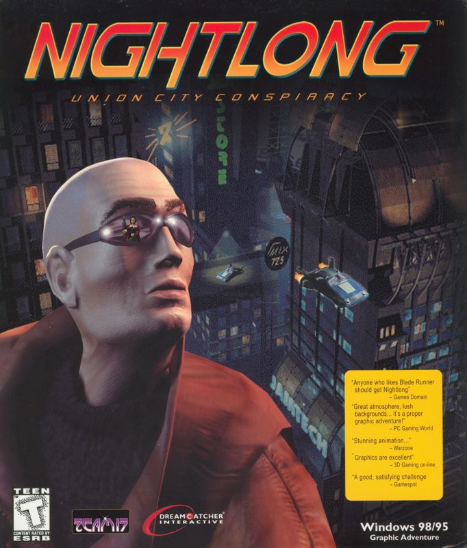 Nightlong Union City Conspiracy Game Cover