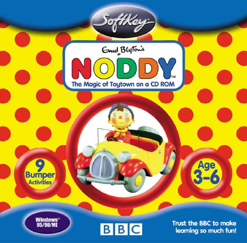 Noddy: The Magic of ToyTown on a CD-ROM Game Cover