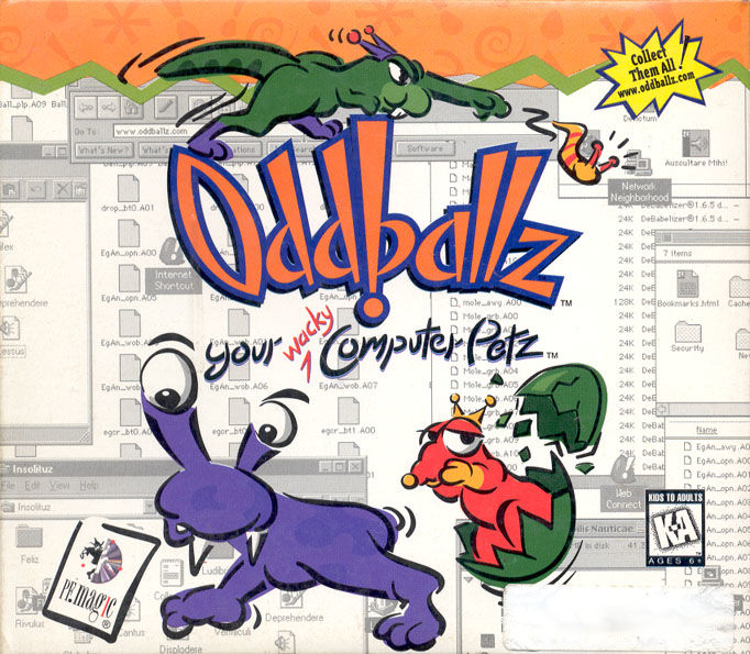 Oddballz: Your Wacky Computer Petz Game Cover