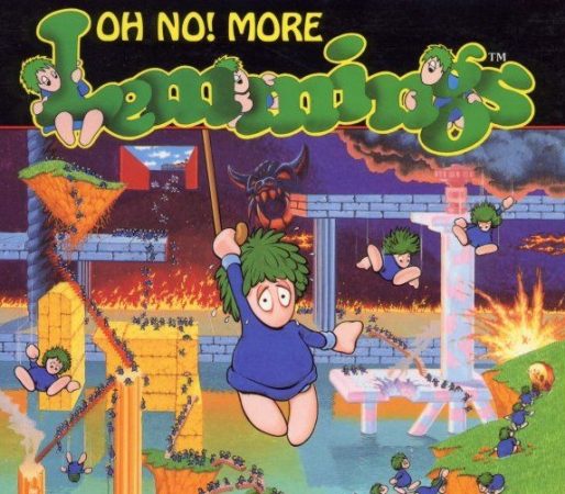 PC IBM OH NO! MORE LEMMINGS 5 1/4 COMPUTER GAME 1991 PSYGNOSIS TANDY