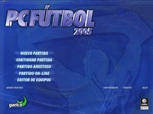 PC Fútbol 2005 Gameplay (Windows)