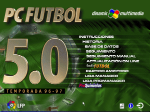 PC Fútbol 5.0 Gameplay (DOS)