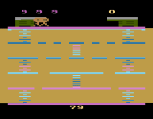 Pac-Kong Gameplay (Atari 2600)