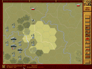 Panzer General Gameplay (DOS)