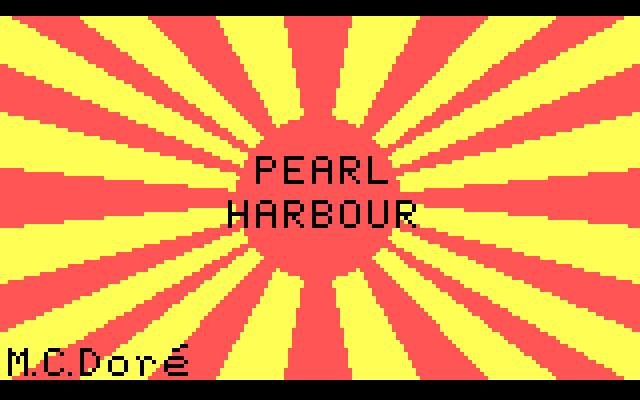 Pearl Harbour (DOS) Game Cover