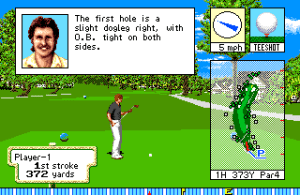 Pebble Beach Golf Links Gameplay (Sega Genesis)