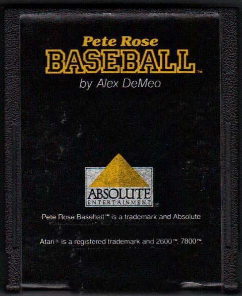 Pete Rose Baseball Game Cover