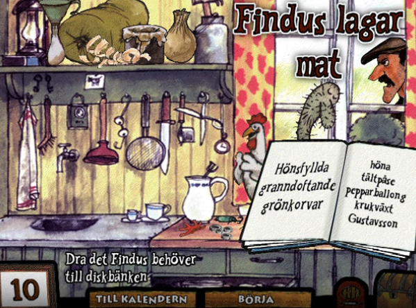 Pettson o Findus julkalender Gameplay (Windows)