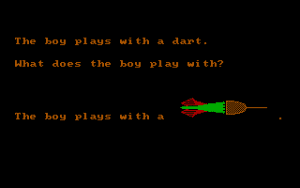 Pictionaries Gameplay (DOS)