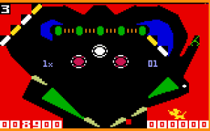 Pinball Gameplay (Intellivision)