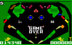 Pinball Gameplay (Intellivision)