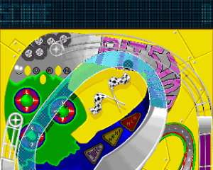 Pinball Hazard Gameplay (Amiga)