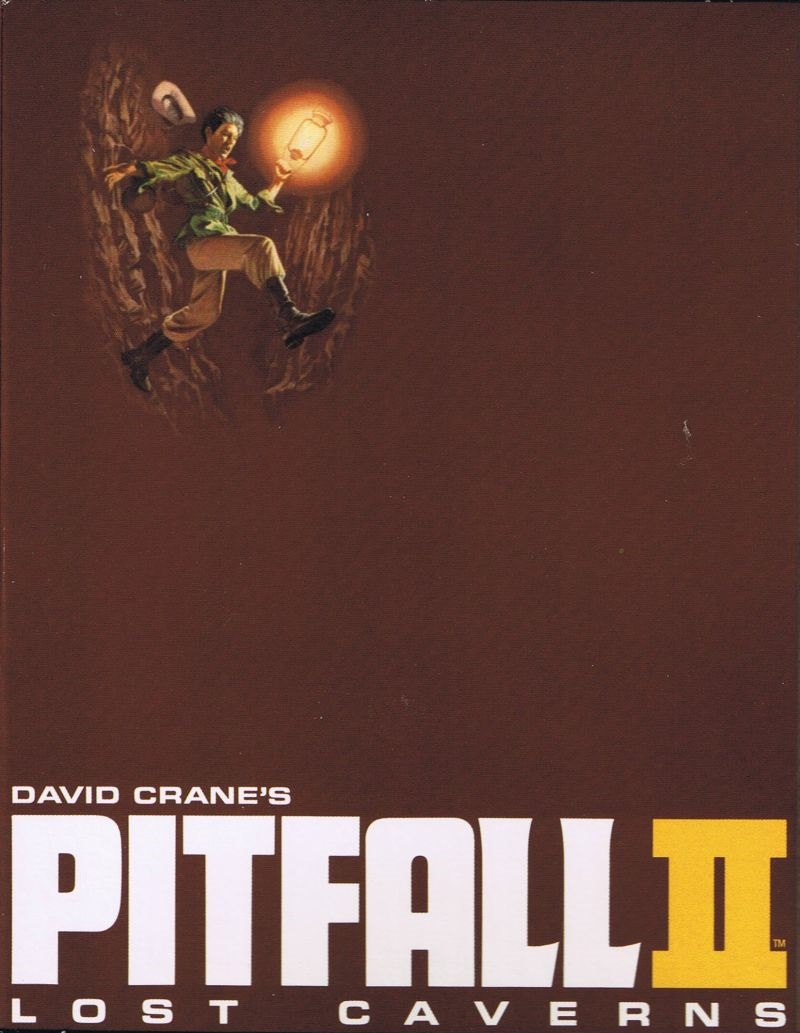 Pitfall II Lost Caverns Game Cover