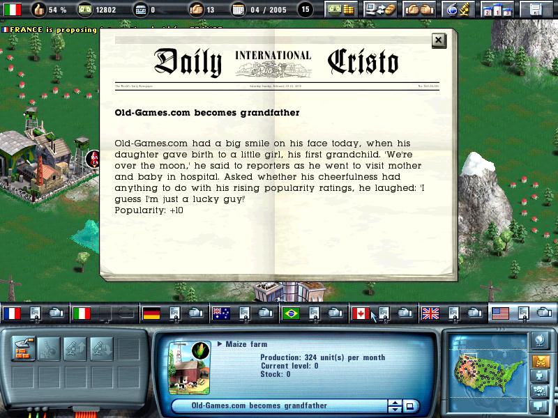 Political Tycoon Gameplay (Windows)
