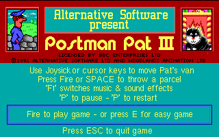 Postman Pat 3 To the Rescue Game Cover