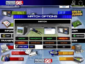 Premier Manager 98 Gameplay (Windows)
