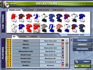 Premier Manager 98 Gameplay (Windows)