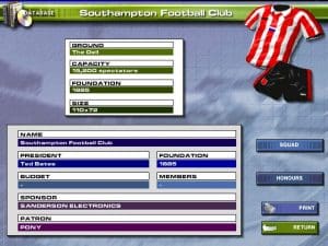 Premier Manager: Ninety Nine Gameplay (Windows)