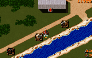 Raiden Gameplay (DOS)