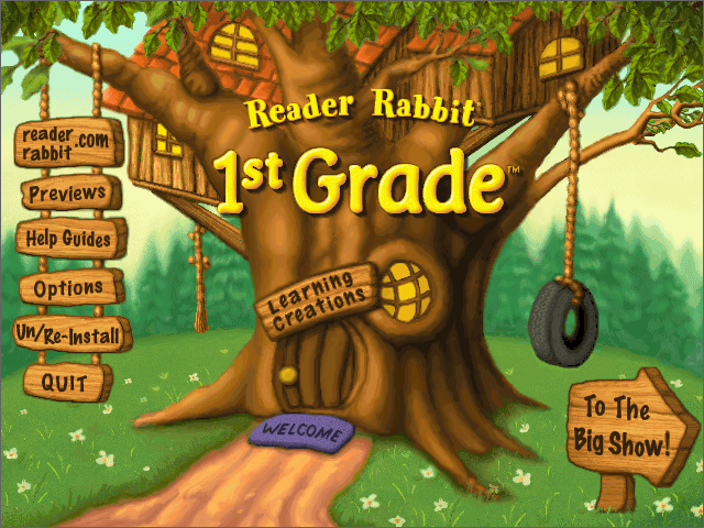 Reader Rabbit 1st Grade Classic Start up