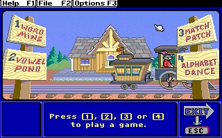 Reader Rabbit 2 Gameplay (DOS)