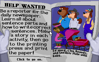 Reader Rabbit 3 Gameplay (DOS)