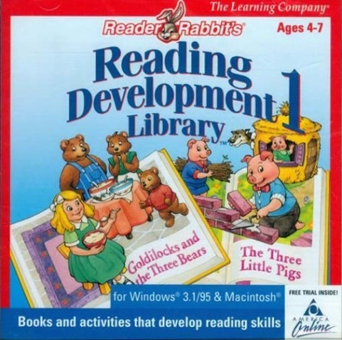 Reader Rabbit's Reading Development Library 1 Game Cover