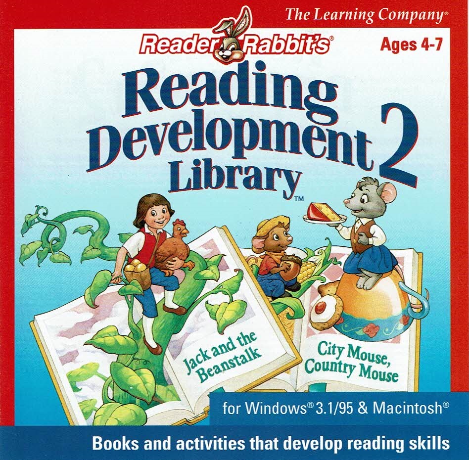 Reader Rabbit's Reading Development Library 2 Game Cover