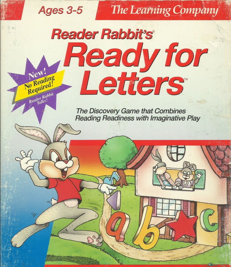 Reader Rabbit's Ready for Letters Game Cover