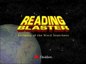 Reading Blaster: Invasion of the Word Snatchers Gameplay (Windows)