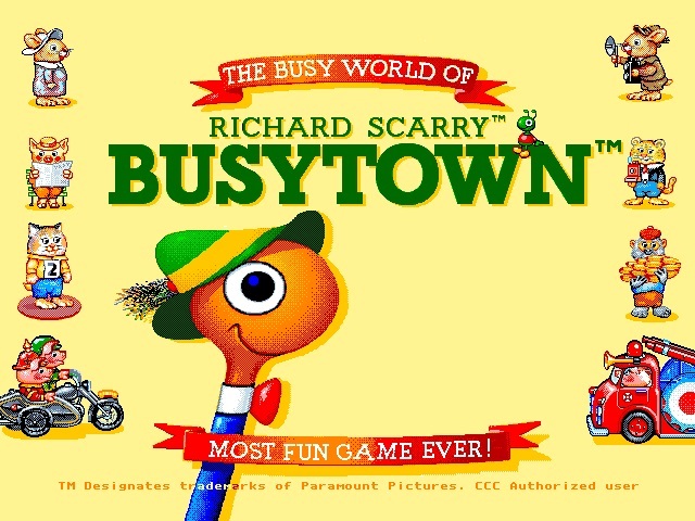 Richard Scarry's Busytown Game Cover