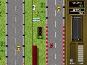 Road Fighter Remake Gameplay (Windows)