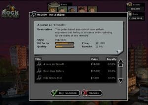 Rock Manager Gameplay (Windows)