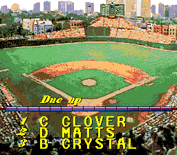 Roger Clemens' MVP Baseball Gameplay (Genesis)