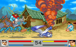 Sango Fighter Gameplay (DOS)