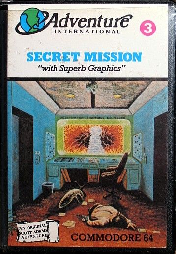 Scott Adams' Graphic Adventure #3 Secret Mission Game Cover