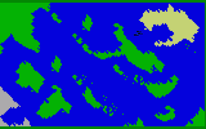 Sea Battle Gameplay (Intellivision)