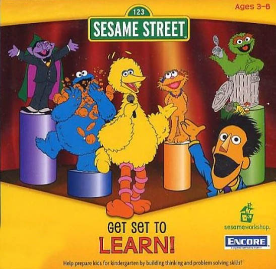 Sesame Street Numbers Windows PC CD-ROM w/ User's Guide EA Brand New