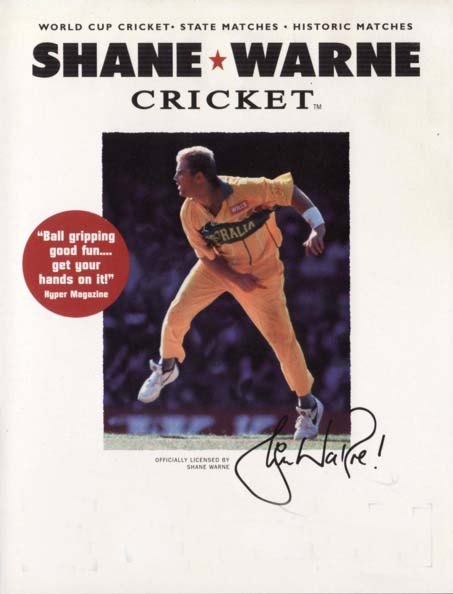 Shane Warne Cricket Game Cover