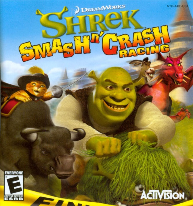 Shrek Smash n' Crash Racing Game Cover