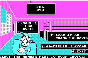 Sierra Championship Boxing Gameplay (DOS)
