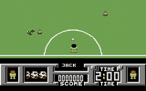 Soccer Challenge Gameplay (Commodore 64)