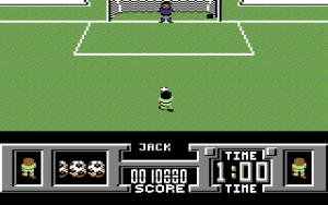 Soccer Challenge Gameplay (Commodore 64)