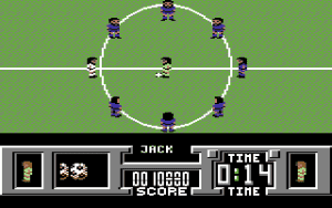 Soccer Challenge Gameplay (Commodore 64)