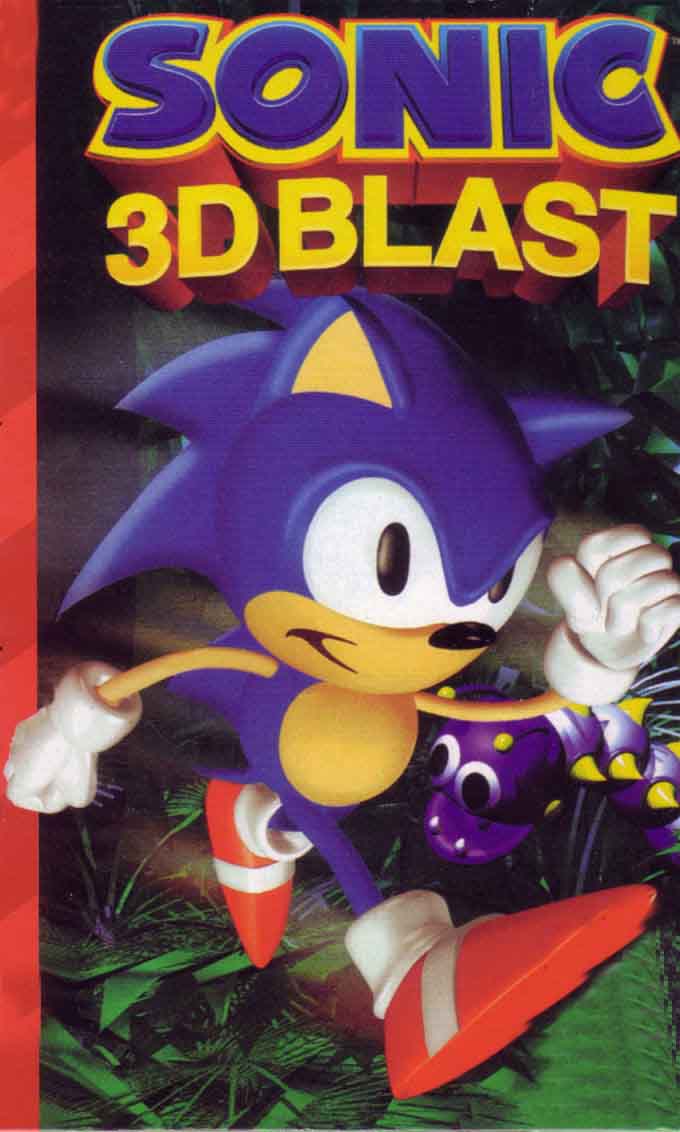 Sonic 3D Blast Game Cover