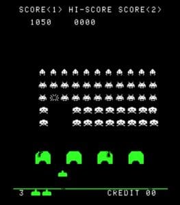 Space Invaders Gameplay (Arcade)