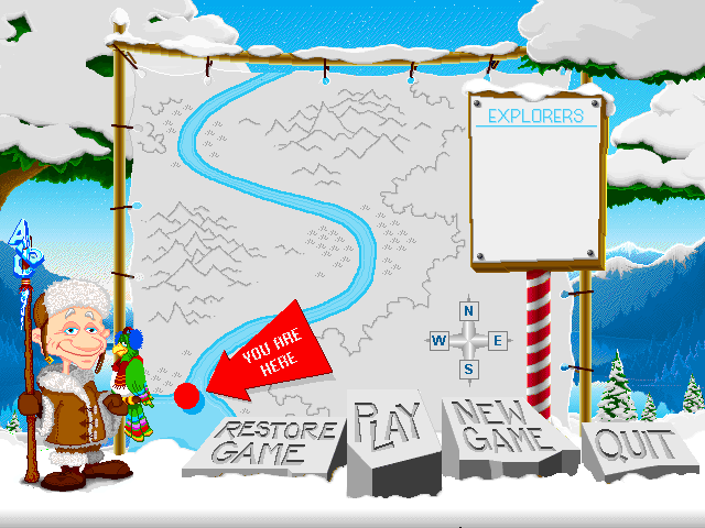 Spelling Blizzard Gameplay (Windows 3.x)