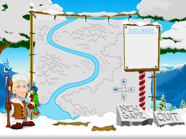 Spelling Blizzard Gameplay (Windows 3.x)