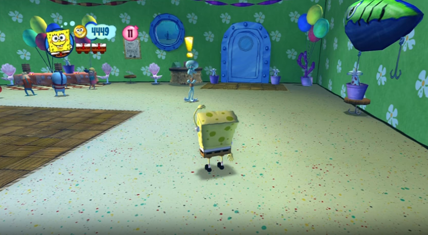 Spongebob Squarepants Four Squared Gameplay (Windows)